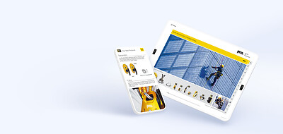Catalogue Petzl sur tablette et sur smartphone